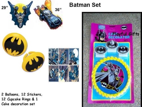 Batman cupcake anelli - cupcake,