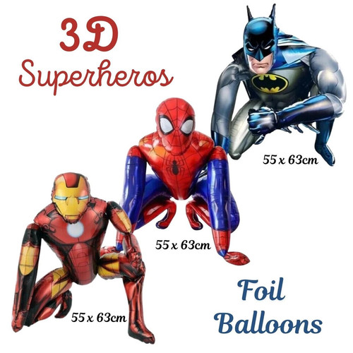 Palloncini spiderman bat man - palloncini,