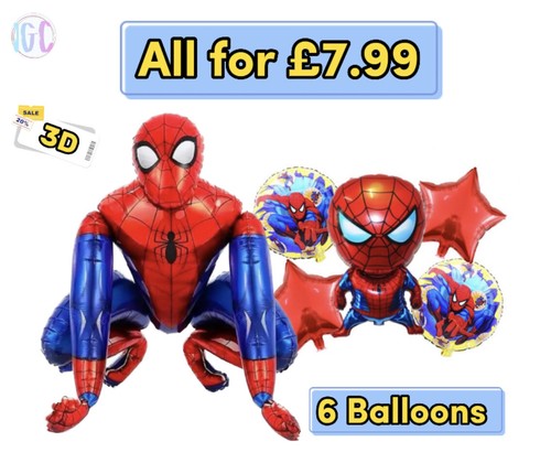 Set palloncini spiderman - set,